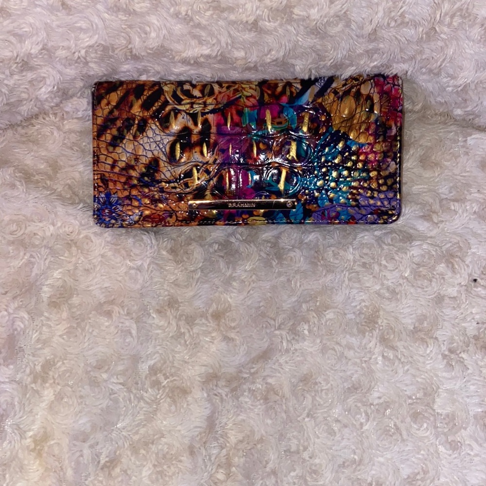 Gently used Brahmin Ady wallet- Immersive